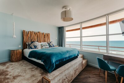 Chambre panoramique avec vue sur la plage de Capbreton